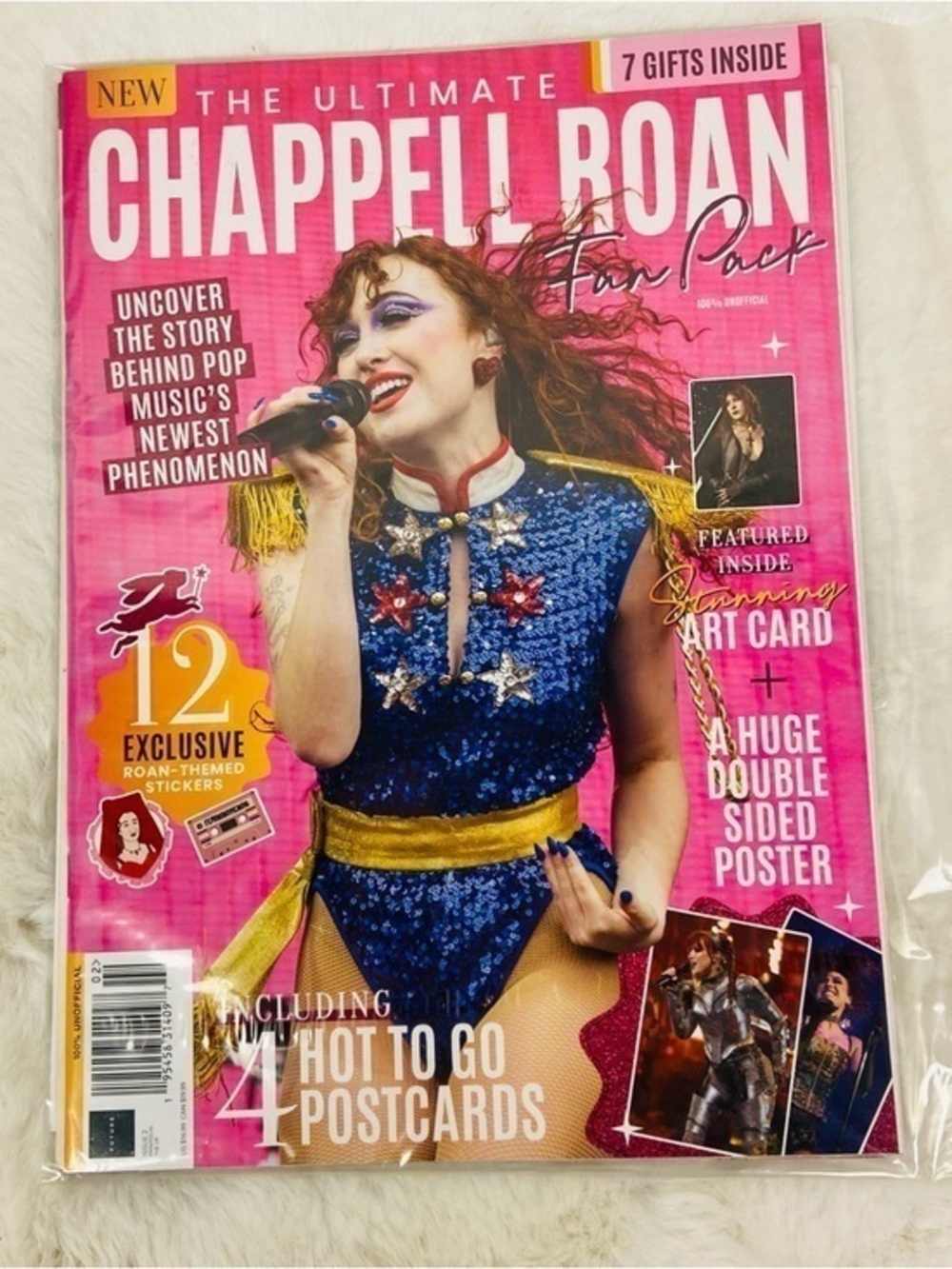 New CHAPPELL ROAN the ultimate Fan Pack Magazine with 12 stickers & poster